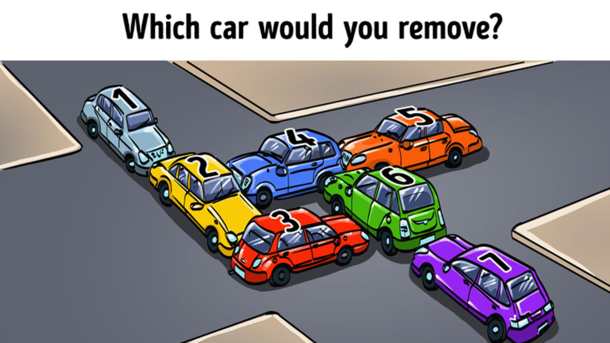 Které auto byste odstranili z obrázku? 1
