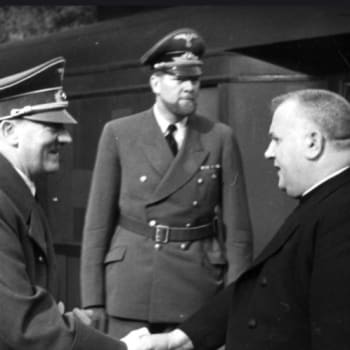 Jozef Tiso s Adolfem Hitlerem.