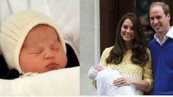 Kate s Williamem ukázali královskou princeznu veřejnosti. Podívejte se na rozkošnou spící princeznu v galerii!