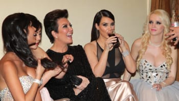 Kim Kardashian na plese ve Vídni