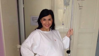 Andrea Kalivodová se fotila už i na porodním sále