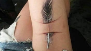 Inspirace na tetování zakrývající jizvy