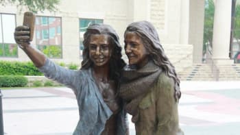Selfie socha v Texasu