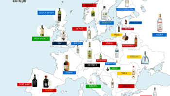 Vtipné mapy Evropy