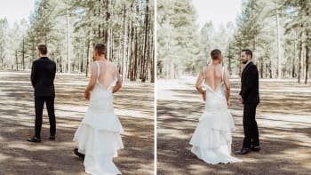 Parádní prank na ženicha - Nevěsta do šatů navlékla bratra