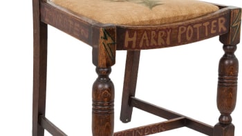 Židle, na které Rowlingová napsala Harryho Pottera