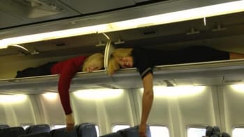 V letadle jsou k vidění dost zvláštní věci