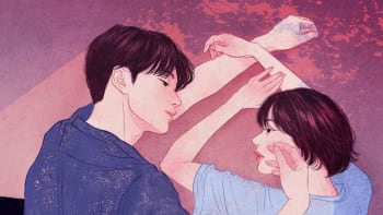 Korejský umělec maluje obrázky plné lásky a vzájemné blízkosti