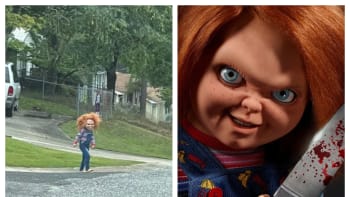 Chlapec v masce panenky Chucky děsil sousedy