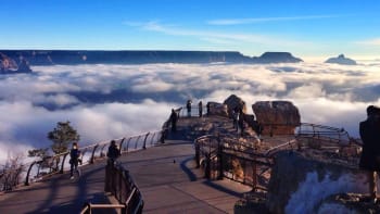 Grand Canyon a jeho nejkrásnější zimní fotografie