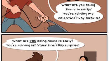 Vtipný komiks o manželství