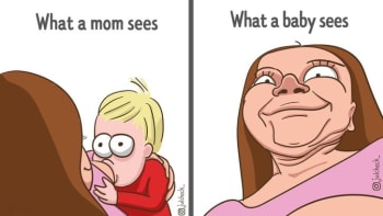 Povedené ilustrace o mateřství