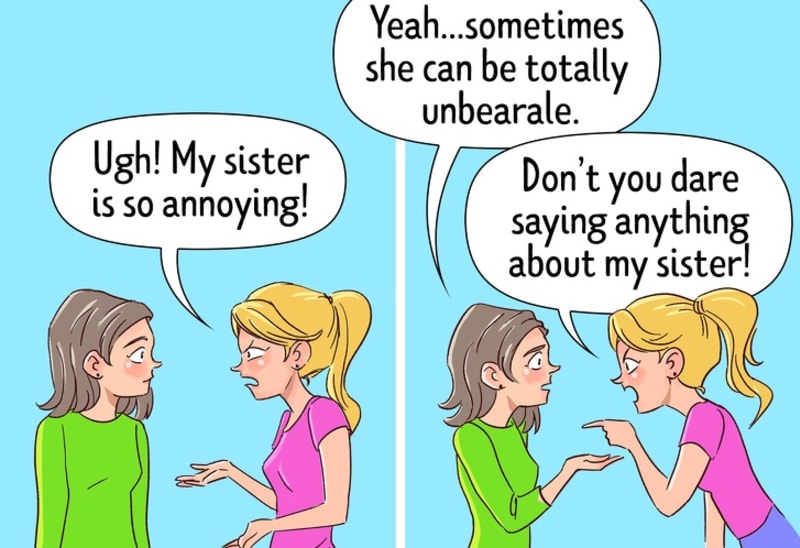 Ilustrace, které dokonale vystihují sesterské vztahy 7