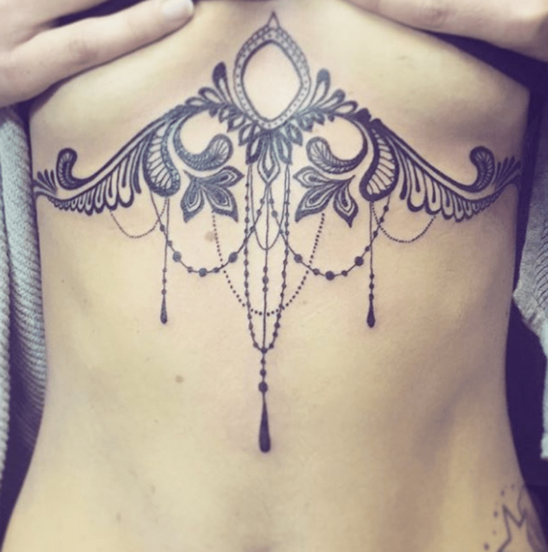 Tetování pod prsy - Obrázek 2