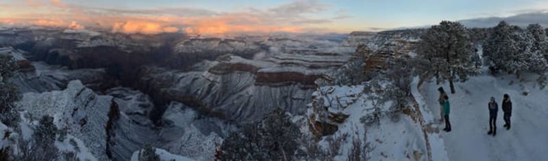 Grand Canyon a jeho nejkrásnější zimní fotografie - Obrázek 38