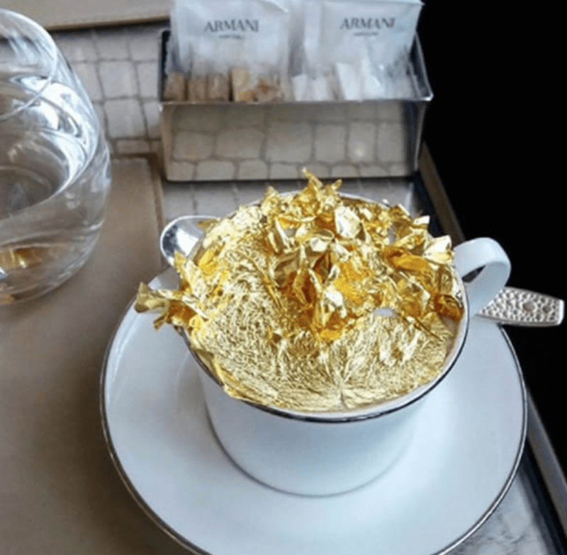 Zlaté kafe v Dubaji? Není problém.
