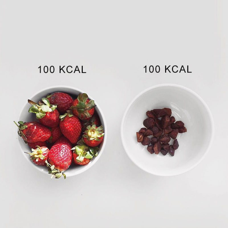 Blogerka srovnala různé druhy jídla podle kalorií - Obrázek 12
