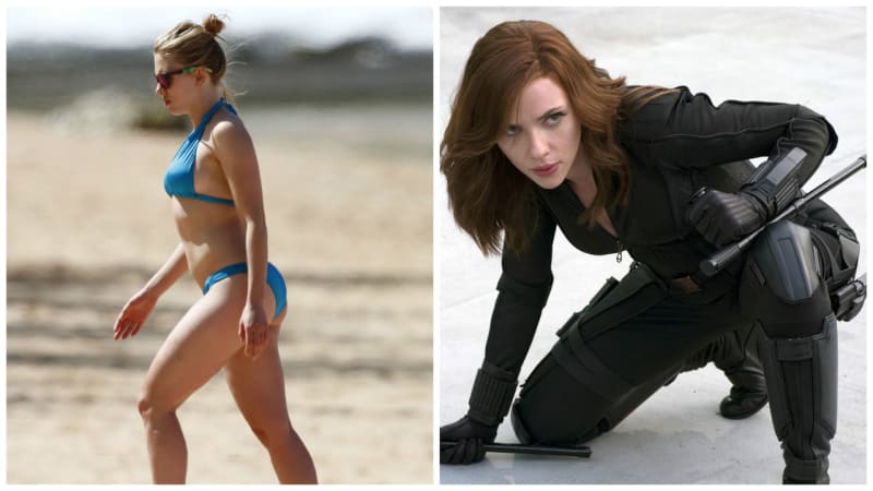 Scarlett Johansson musí občas bojovat s kily navíc.