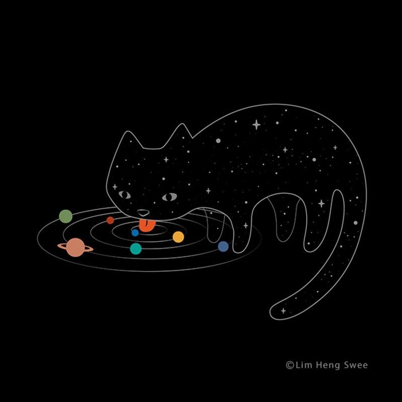 Rozkošné ilustrace pro všechny milovníky koček