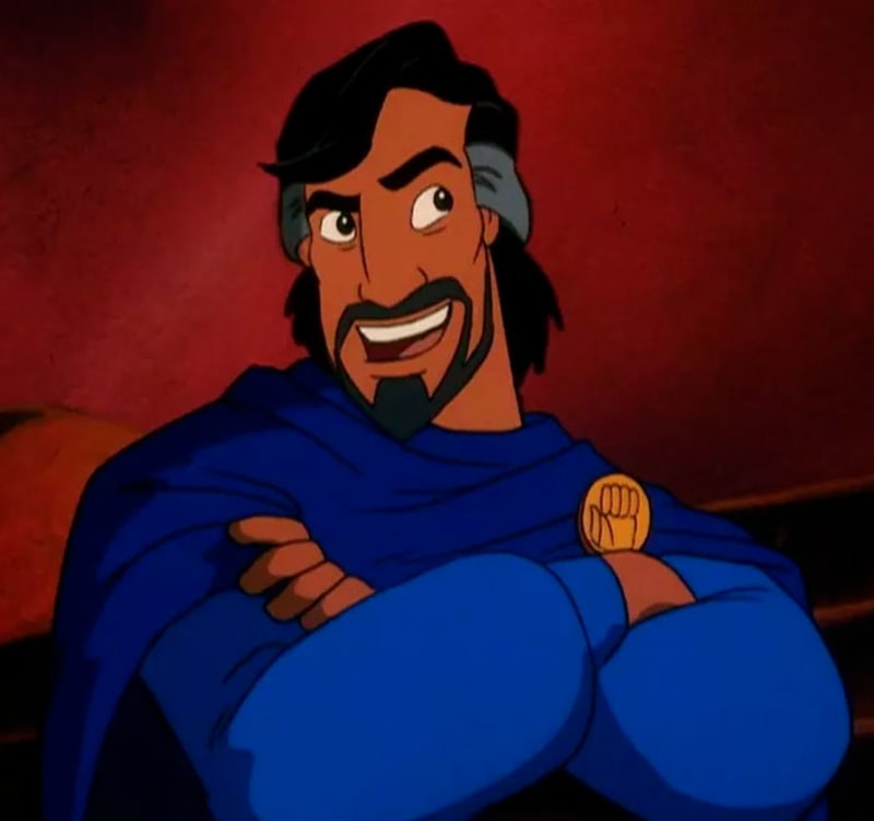 Animovaný otec Aladina Cassim