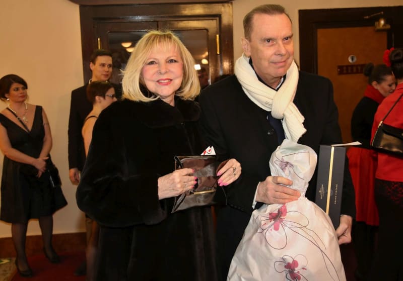 Zpěvačka Hana Zagorová s manželem Margitou