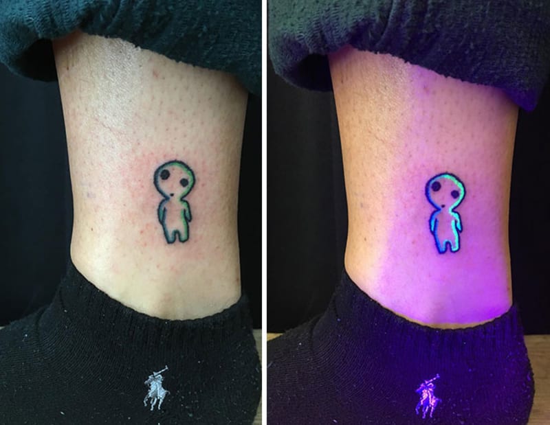 Fosforová tetování, která vyniknou až pod UV lampou 13