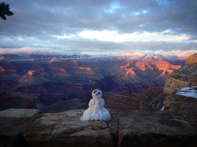 Grand Canyon a jeho nejkrásnější zimní fotografie - Obrázek 15