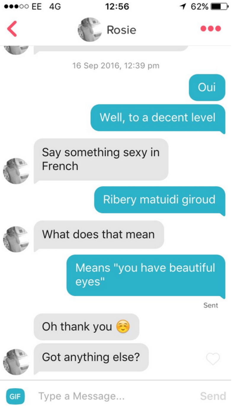 Holce namluvil, že umí francouzsky.