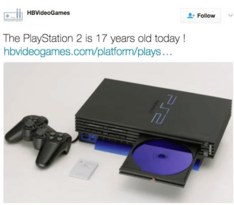 PS2 je 17 let starý