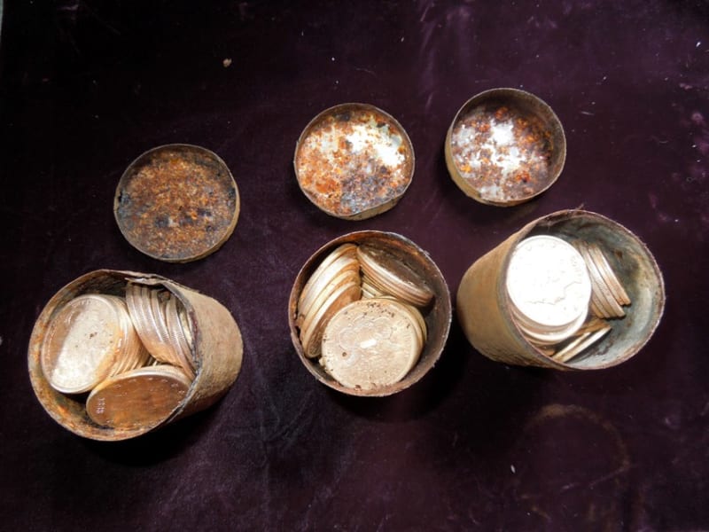 Mimořádný nález kalifornského páru, který při venčení svého psa našel mince z 19. století v hodnotě 10 milionů dolarů, už je k vidění v muzeu v americkém městě Marietta. Nalezené mince zřejmě nikdy nebyly v oběhu