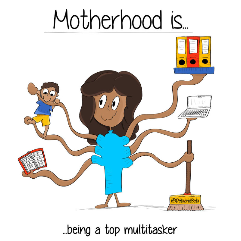 Ilustrace znázorňující všechny podoby mateřství 15