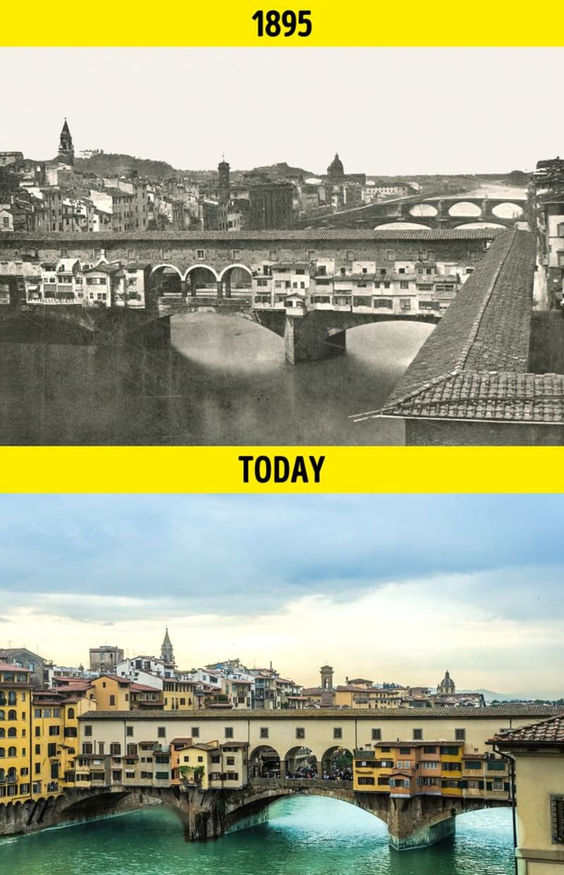 Obrázky míst za 100 let