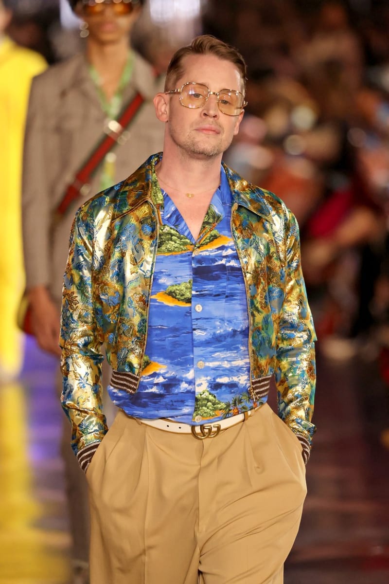 Macaulay Culkin v roli modela na Gucci Love Parade