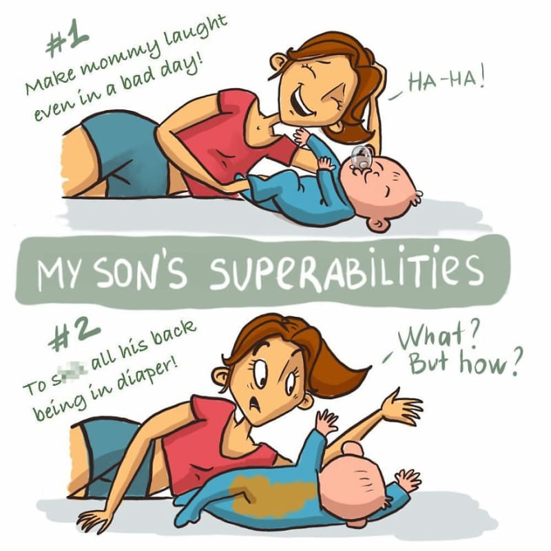 Vtipné ilustrace o rodičovství 11