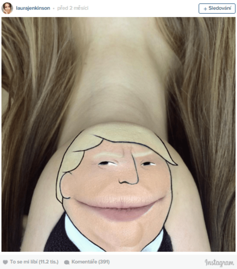 Dokázala namalovat i Donalda Trumpa.