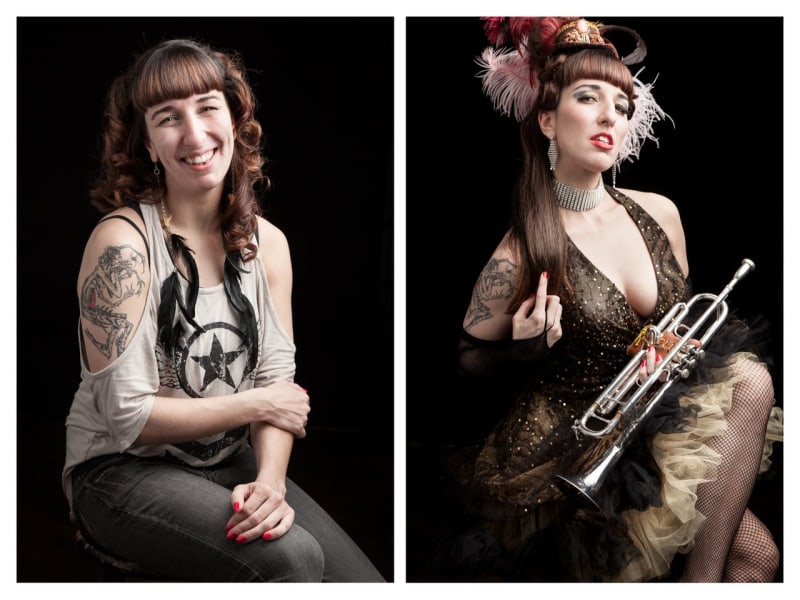 Fascinující fotografie ukazují burleskní tanečnice 'před a po' - Obrázek 11