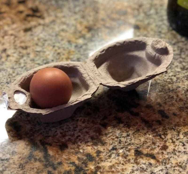 Když si chcete koupit jen jedno vajíčko.