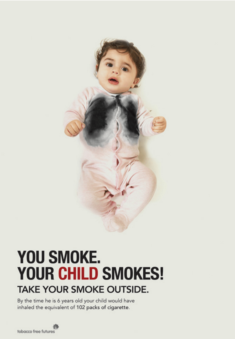 Když vy kouříte, kouří i vaše dítě.