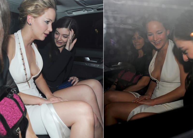 I celebrity mají občas problém s oblečením - Jennifer Lawrence má krásný dvojky