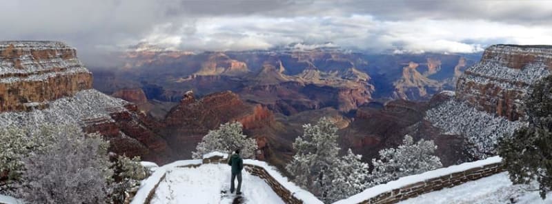 Grand Canyon a jeho nejkrásnější zimní fotografie - Obrázek 4