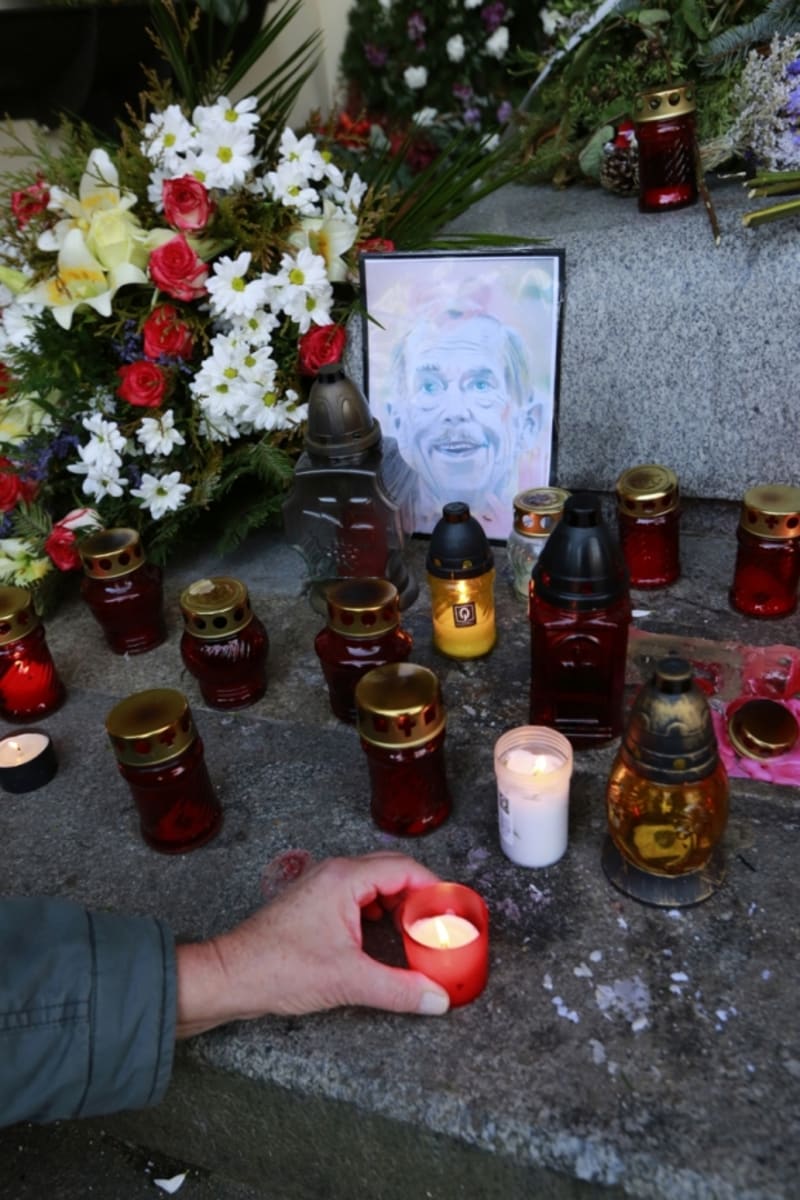 Lidé si připomněli druhé výročí úmrtí Václava Havla