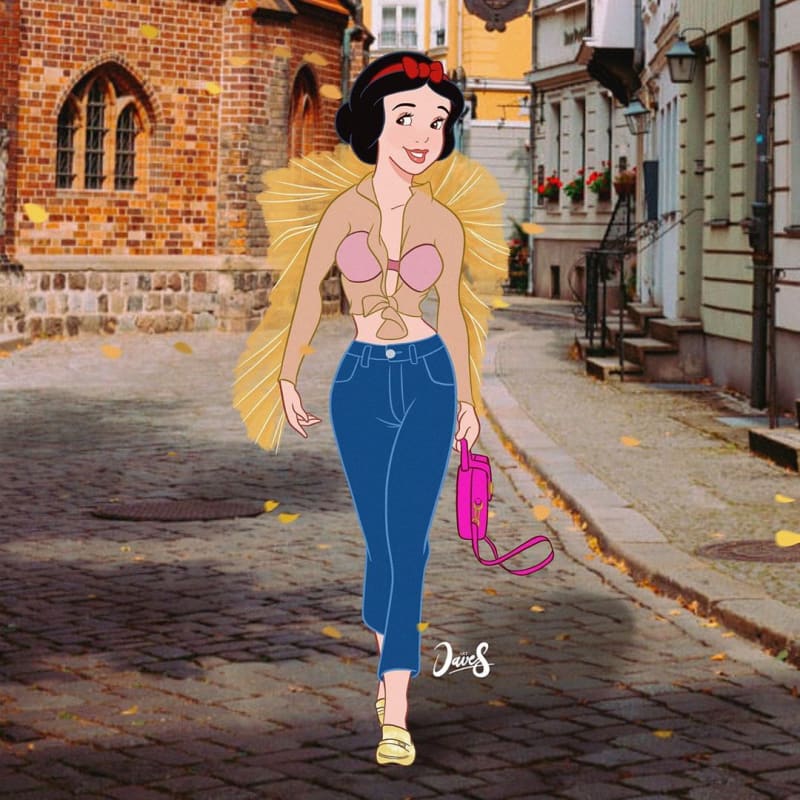 Disney postavy ve streetovém oblečení 17