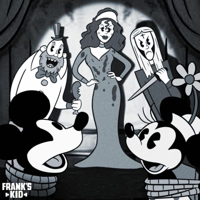 Mickey Mouse ve společnosti známých hororových postav 12