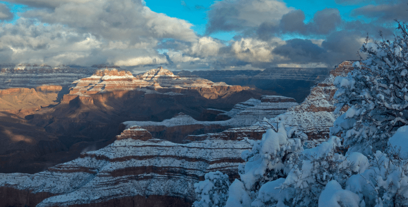Grand Canyon a jeho nejkrásnější zimní fotografie - Obrázek 19