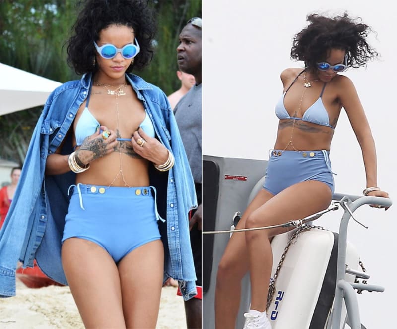 Zpěvačka Rihanna – jak jinak, než na svém zamilovaném ostrově Barbados