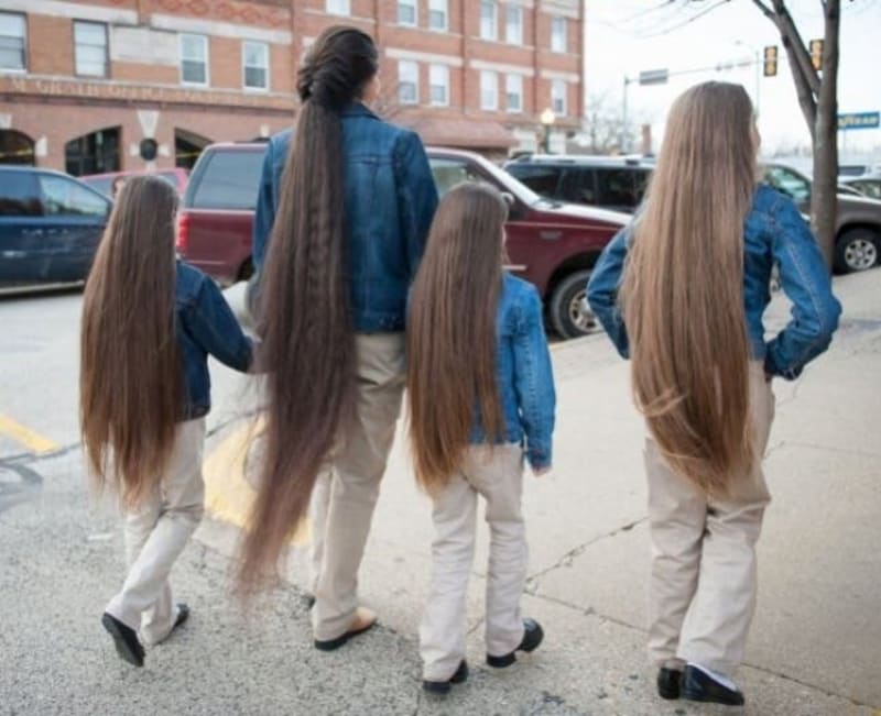 Když mají dcery vlasy po mamince.