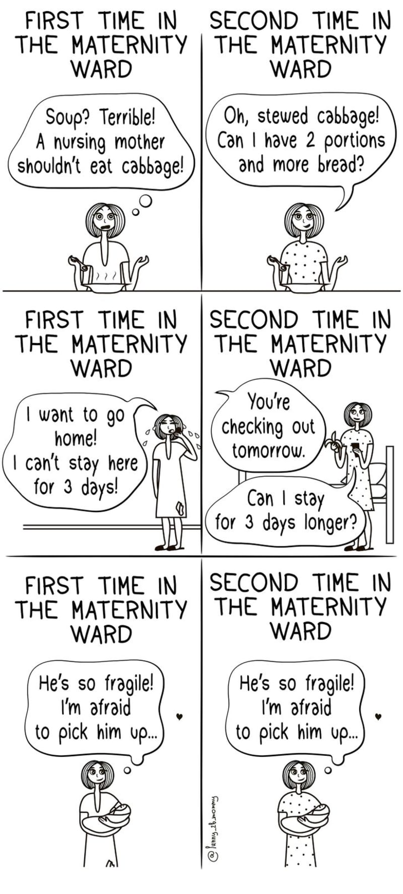 Ironické ilustrace o mateřství 7