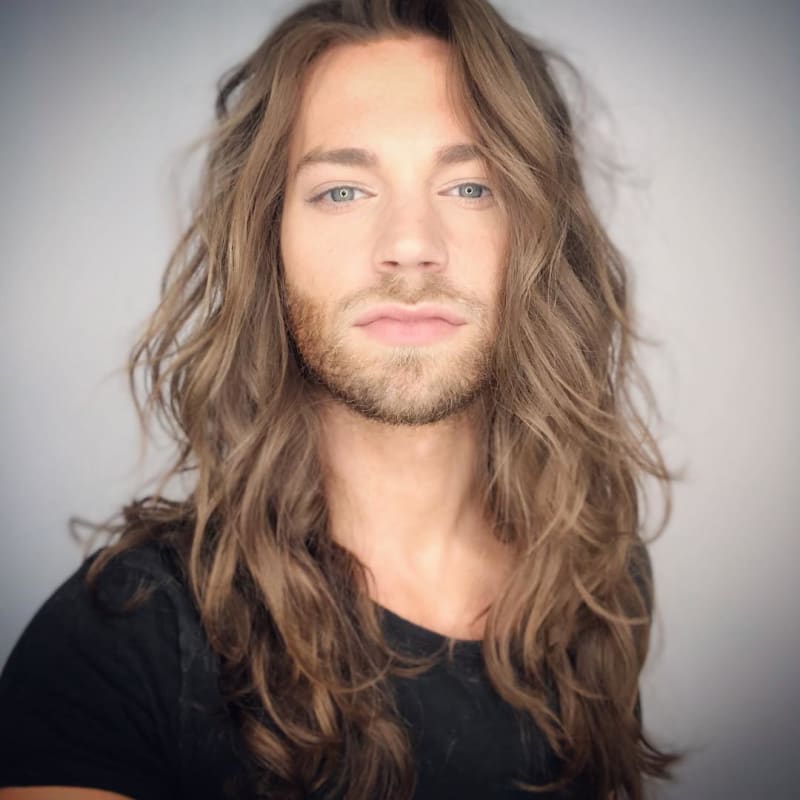 Sexy muži s dlouhými vlasy 6