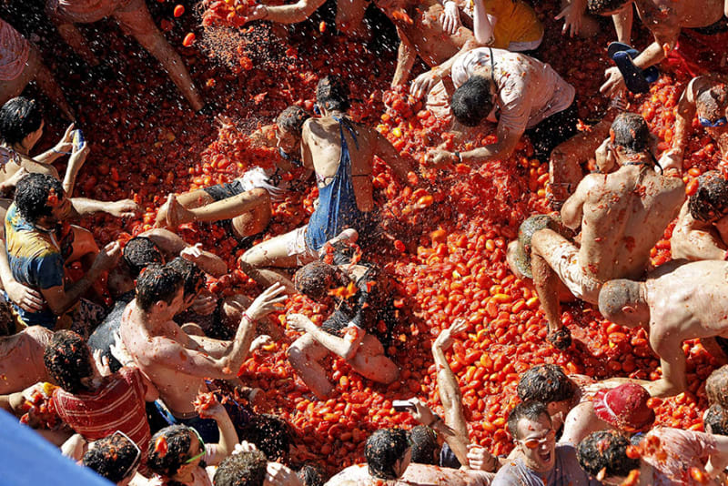 La Tomatina Festival (Španělsko)