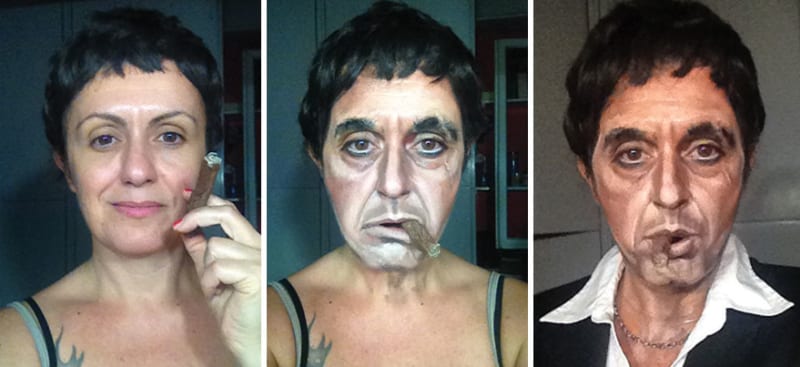 Al Pacino z gangsterky Zjizvená tvář.